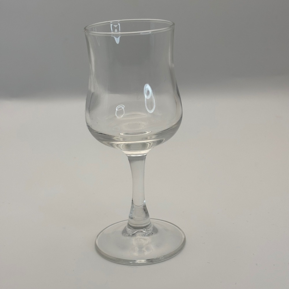 Luminarc Cordial Glass Clear Stemmed Aperitif Digestif Barware France 4.5"‎